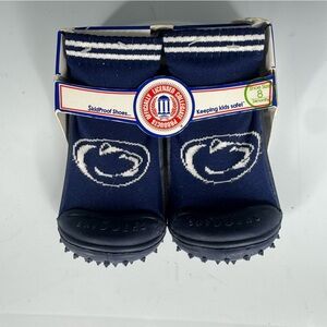 Vintage Penn State Kids Grip Sock Shoes Skidders NWT NOS 24 Months
